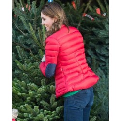 Kate Middleton Red Puffer Jacket